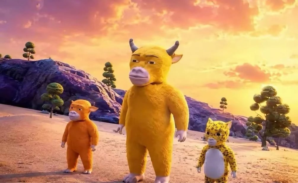 La película se basa en animación 3D con movimientos toscos y diálogos rudimentarios. Foto: REDnote