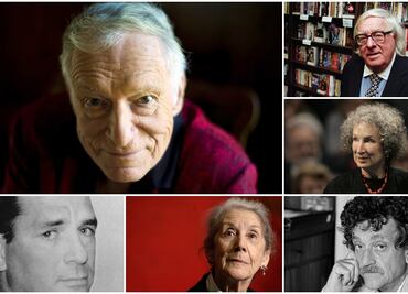 Los escritores que recibió Hugh Hefner en "Playboy"