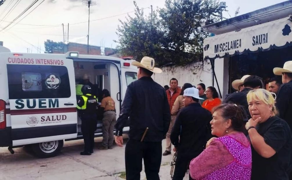Cinco personas resultaron lesionadas por quemaduras tras una explosión de pirotecnia en Aculco. 15/09/2026. | Foto: Especial.