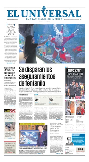 Portada impresa del 23 de diciembre de 2025