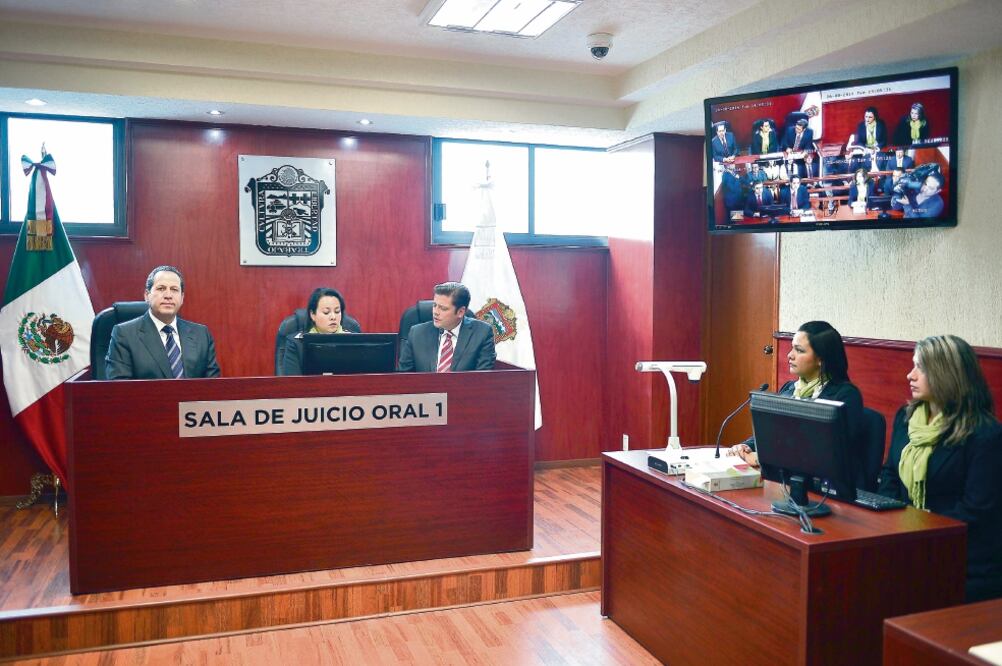 De acuerdo con el presidente del Tribunal Superior de Justicia del Estado de México, Sergio Javier Medina, es necesario construir más salas para juicios orales (ARCHIVO EL UNIVERSAL)