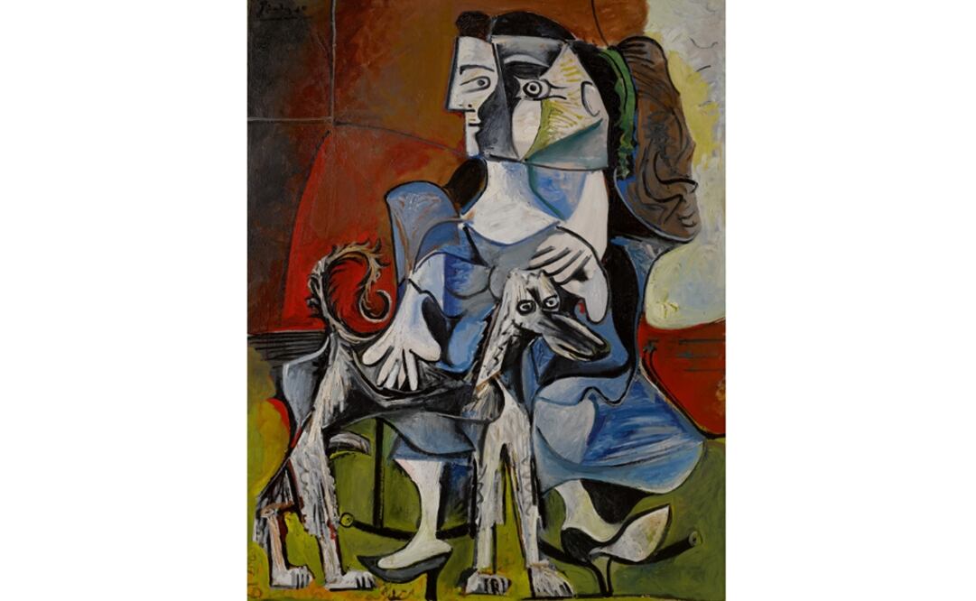 "Femme au chien", de Pablo Picasso.Foto: sothebys.com