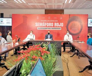 Morelos vuelve a semáforo rojo por contagios