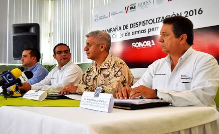 Sonora inicia programa de Despistolización 2016