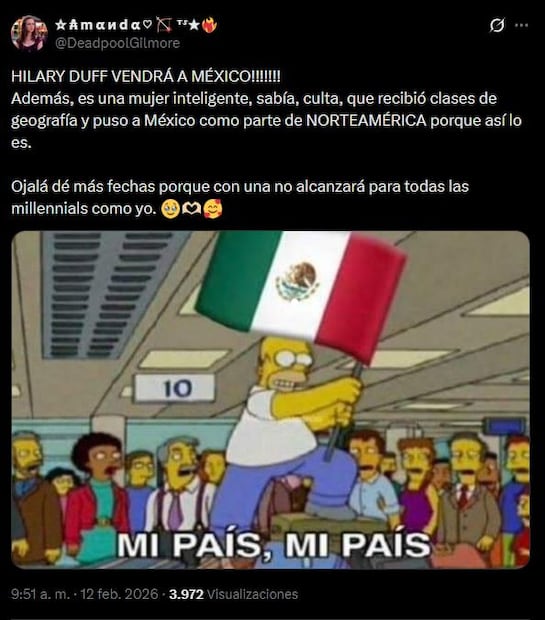 Así reaccionaron los fans al próximo concierto de Hilary Duff. Foto: Redes Sociales