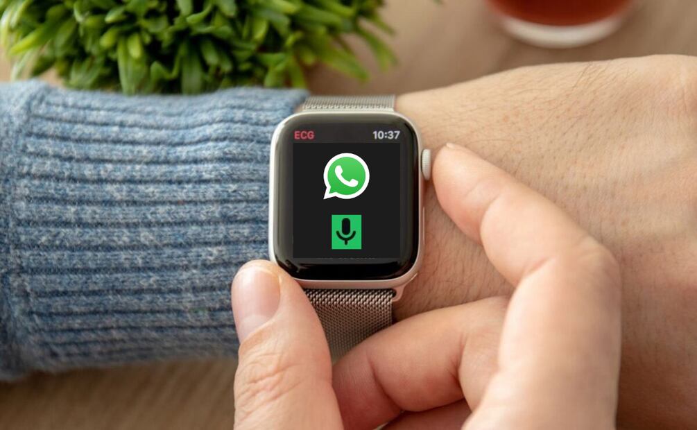 También puedes enviar audios muy breves de WhatsApp desde tu Apple Watch. Foto: Especial