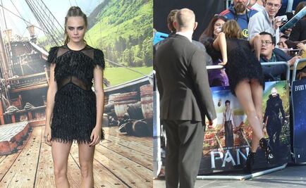 Delevingne muestra su trasero por accidente