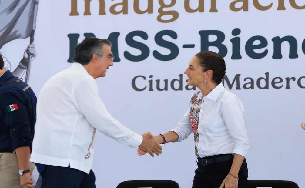 Américo Villarreal agradece a Sheinbaum por acciones en Tamaulipas. Foto: Especial