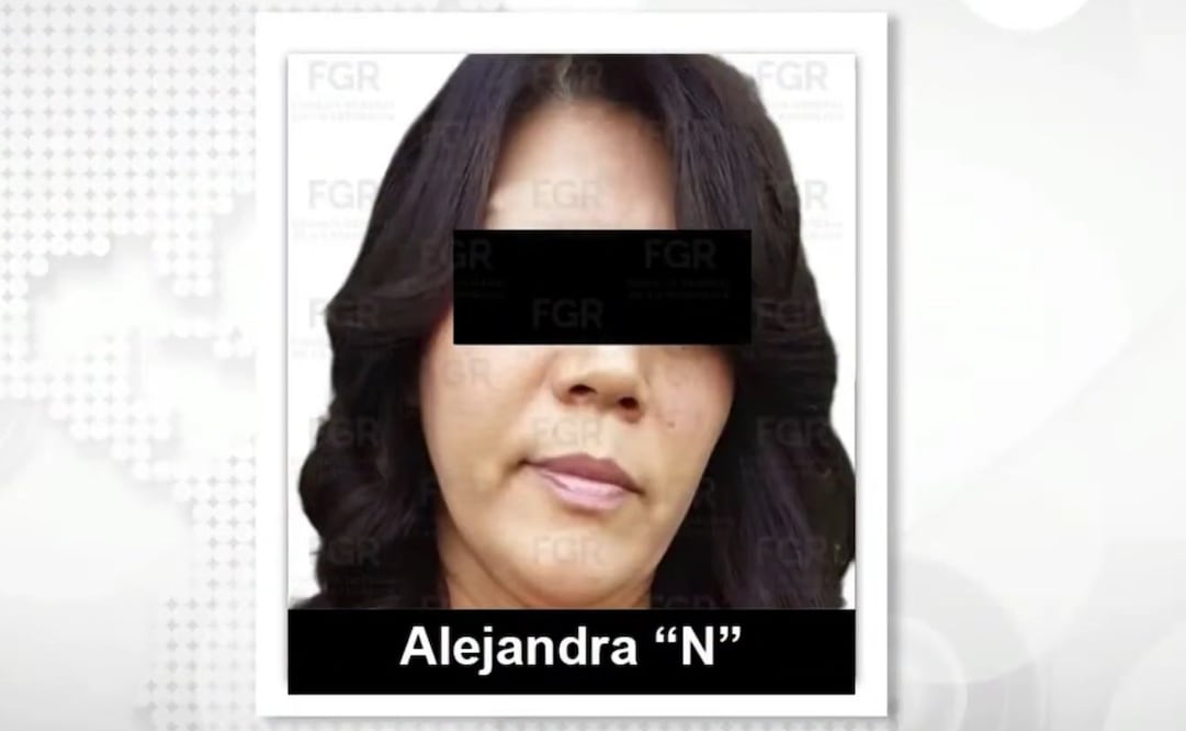 Alejandra “N”, alias “Candela”, fue sentenciada a 108 años de prisión por delitos de secuestro en agravio de dos víctimas y delincuencia organizada. Foto: Especial