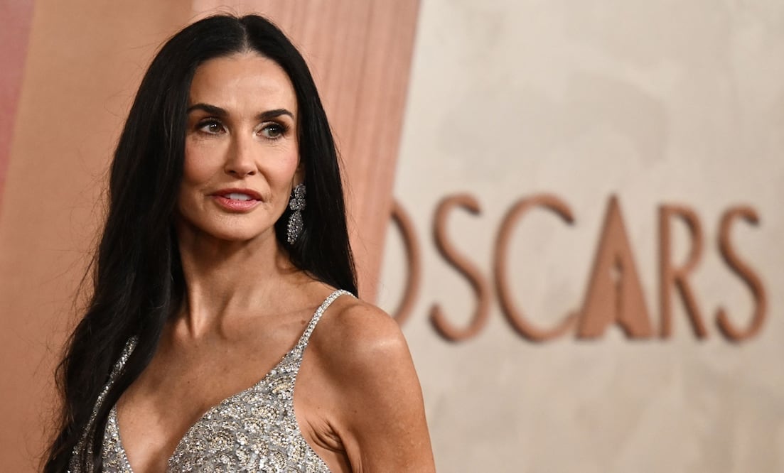 Demi Moore, perdió el Oscar a Mejor actriz.
Foto: Angela Weiss / AFP