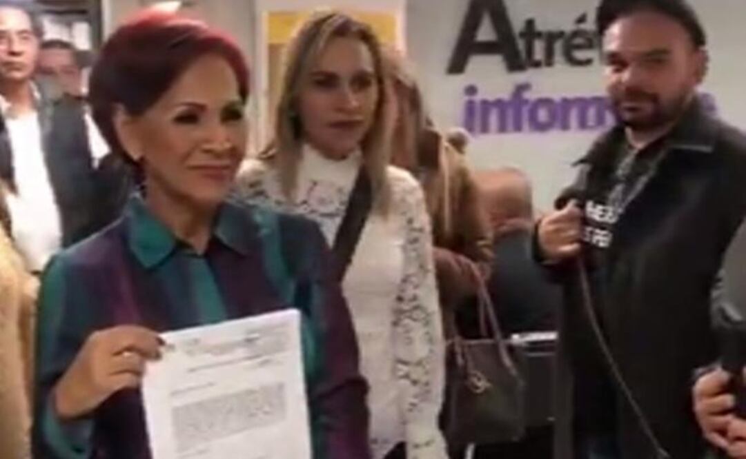 Teresa Martinez, suegra de "El Bronco", se registrará para buscar la alcaldía de Santa Catarina, Nuevo León. Foto: Tomada de video en Facebook @tereindependiente