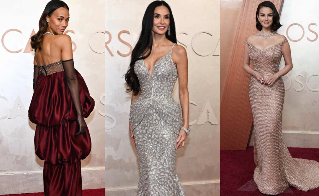 Las estrellas del cine deslumbraron con sus atuendos. Foto: AFP.