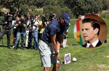 Expresidente Peña Nieto participa en torneo benéfico de golf en España; "se codea" con Rafael Nadal e Iker Casillas