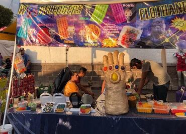 Crean elote inspirado en Avengers: el "Elothanos"