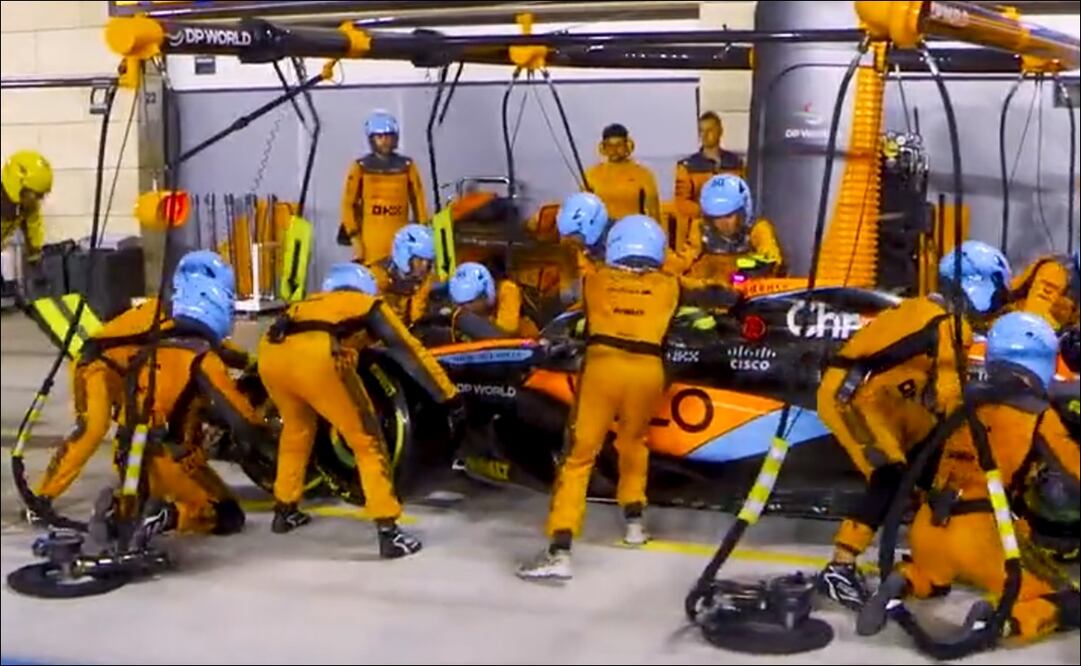 McLaren registró la parada en boxes más rápida de la F1 - Foto: Especial