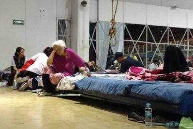 Habilitan deportivo como albergue en Benito Juárez