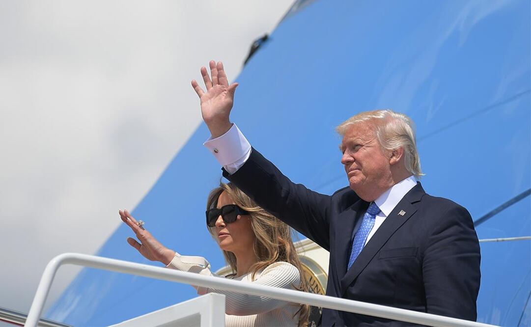 Trump sale de gira en medio de la crisis