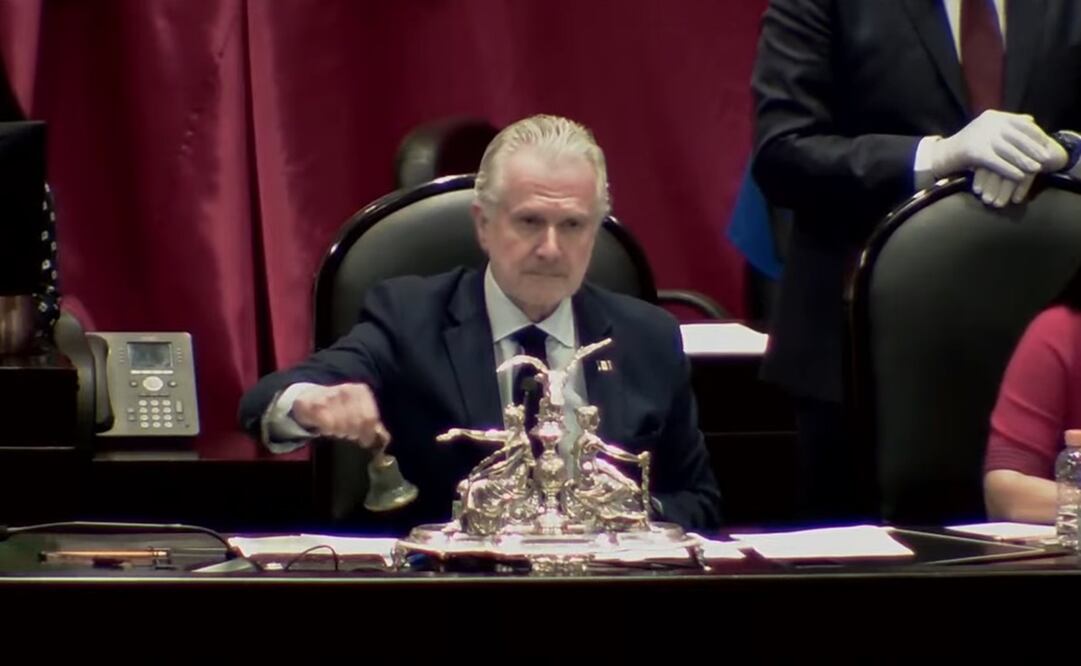 Santiago Creel, presidente de la Mesa Directiva. Foto: Captura de pantalla