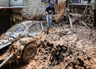 Suman 105 viviendas afectadas por tromba en Magdalena Contreras; "en una hora cayó lo que tendría que haber llovido en la tercera parte del mes", dijo