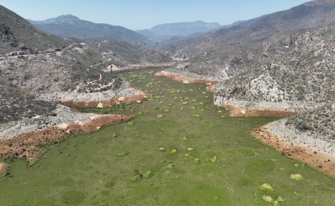 La presa El Realito se encuentra con 5.8% de capacidad. Foto: Especial