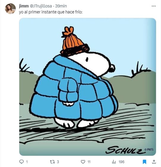 “Team Frío”: Los mejores memes que han dejado las bajas temperaturas en ...