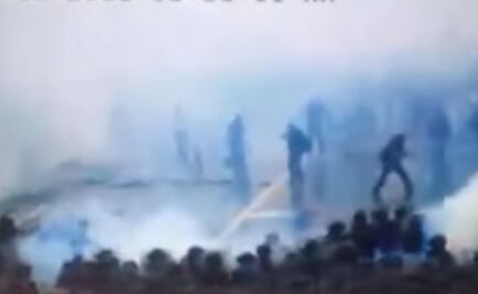 Video muestra enfrentamiento entre policías y maestros en Chiapas