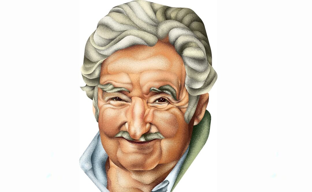 Pepe Mujica, el presidente con alma de guerrillero. Ilustración de Daniel Razo