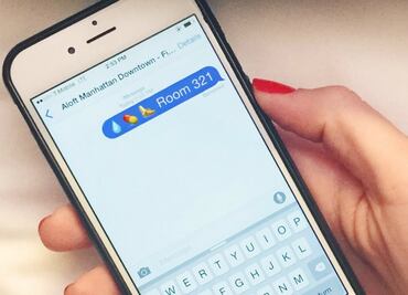 Servicio al cuarto con 'emoticones'