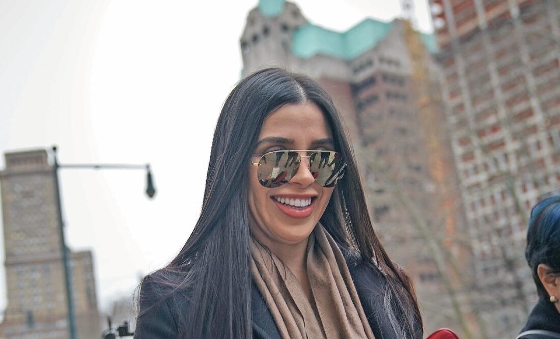 Emma Coronel, esposa de Joaquín El Chapo Guzmán, fue señalada por el testigo Dámaso López Núñez El Licenciado de estar involucrada en el trasiego de drogas y en la fuga del capo del penal de Almoloya en 2015. (DREW ANGERER/GETTY IMAGES. AFP)