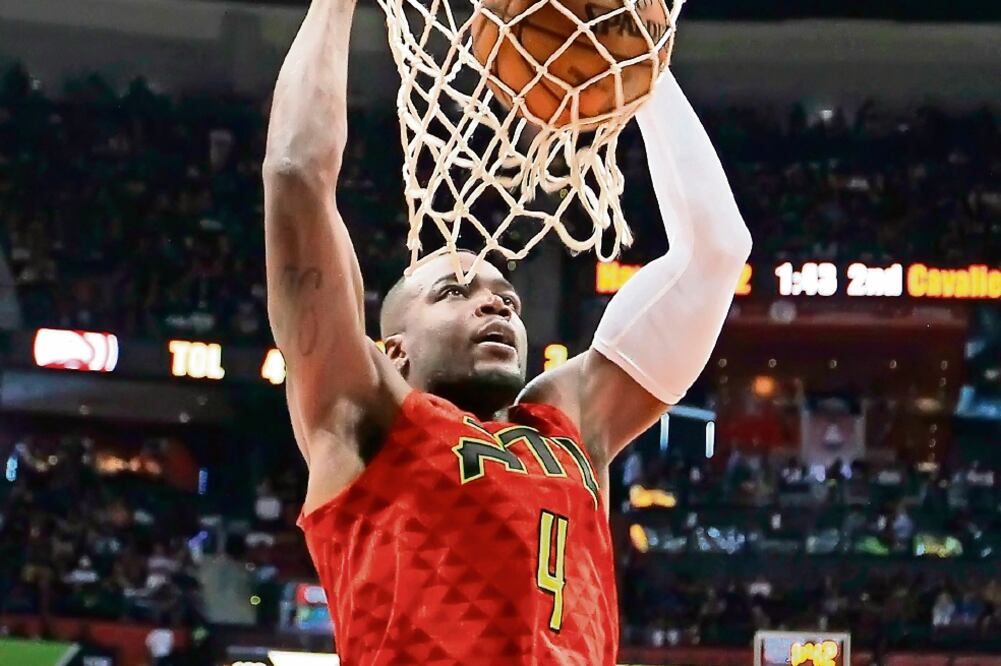 Millsap contribuyó con 22 puntos, 9 rebotes y dos asistencias (TODD KIRKLAND. AP)