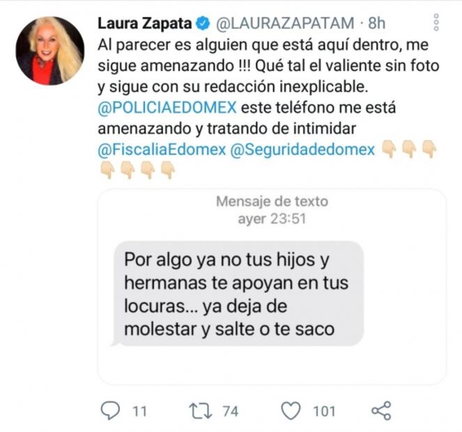 Clausuran asilo donde se encuentra abuela de Laura Zapata; actriz denuncia amenazas