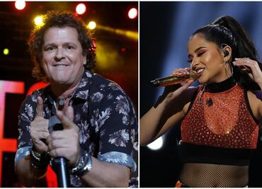 Carlos Vives y Becky G mezclan música con el futbol del Barsa