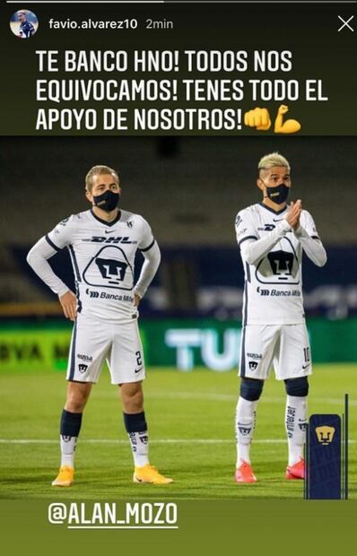 Jugadores de Pumas solapan irresponsabilidad de Alan Mozo