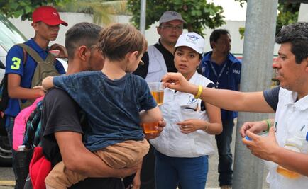 CNDH solicita brindar ayuda humanitaria a la caravana migrante