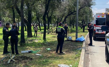 Motociclista muere en Iztacalco al intentar esquivar un bache 