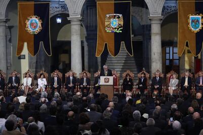 Enrique Graue toma protesta como rector de la UNAM para segundo periodo