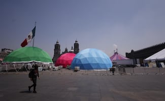 Alistan circo y pista de patinaje para el "Zocalito de las Infancias"; estarán abiertas a partir del 24 de abril