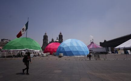 Alistan circo y pista de patinaje para el "Zocalito de las Infancias"; estarán abiertas a partir del 24 de abril