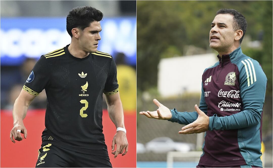 Israel Reyes y Rafael Márquez en Selección Mexicana. FOTO: ESPECIAL