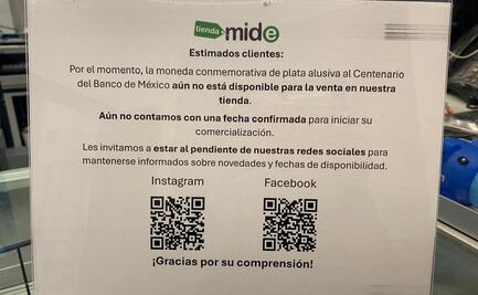 Reportan alta demanda para moneda conmemorativa de los 100 años de Banxico; banco central aún no la pone a la venta