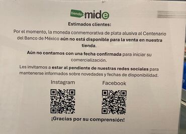 Reportan alta demanda para moneda conmemorativa de los 100 años de Banxico; banco central aún no la pone a la venta