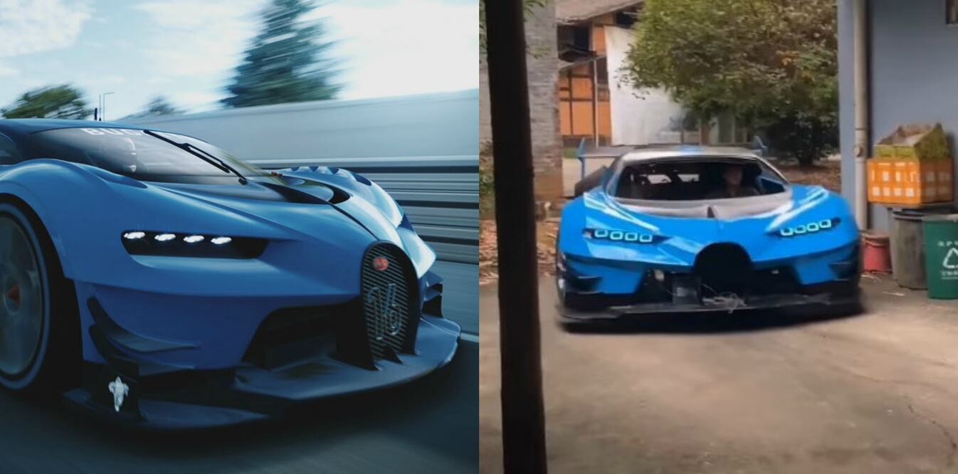Bugatti Vision GT se vuelve realidad gracias a un mecánico aficionado