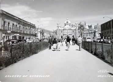 La famosa calzada que lleva a la Villa de Guadalupe