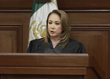 Ministra Yasmín Esquivel defiende autoría de su tesis en elección de presidente de la SCJN