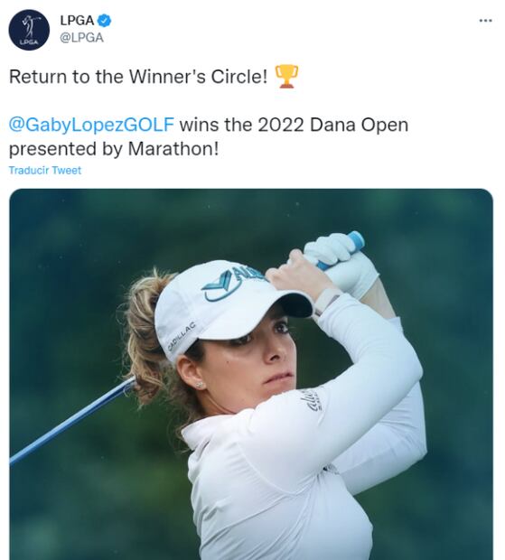 La mexicana Gaby López conquista el Dana Open de la LPGA
