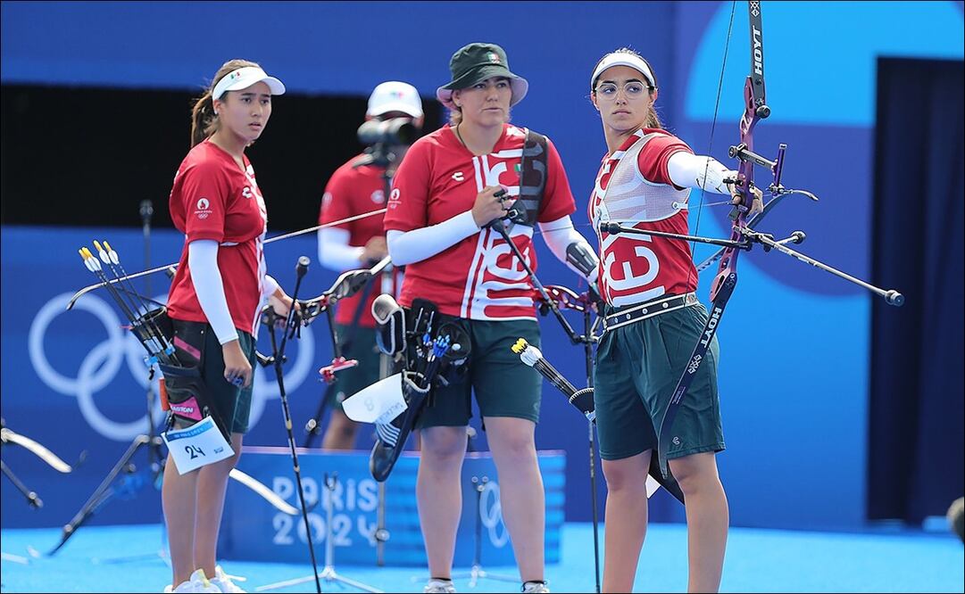 Tiro con arco femenil en el duelo por la medalla de bronce - Foto: @Conade (X)