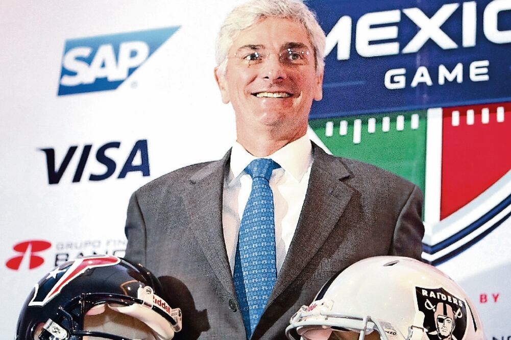 Arturo Olivé, de NFL México, confirmó que Game Pass llegará en agosto (LUCÍA GODÍNEZ. EL UNIVERSAL)