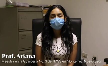 Tras video viral, maestra de Nuevo León aclara que sí fue vacunada