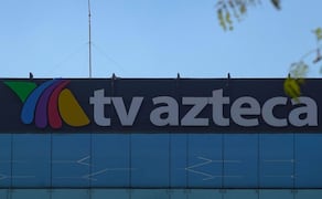Aspectos de la fachada de TV Azteca ubicada al sur de la ciudad. Foto: Rogelio Morales/ Cuartoscuro