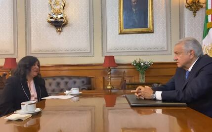 La fría despedida de AMLO a Irma Eréndira